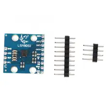 Sensor Module LSM9DS1 9DOF High Accuracy Integrated Sensor Module IMU Attitude Sensor for Ard uino