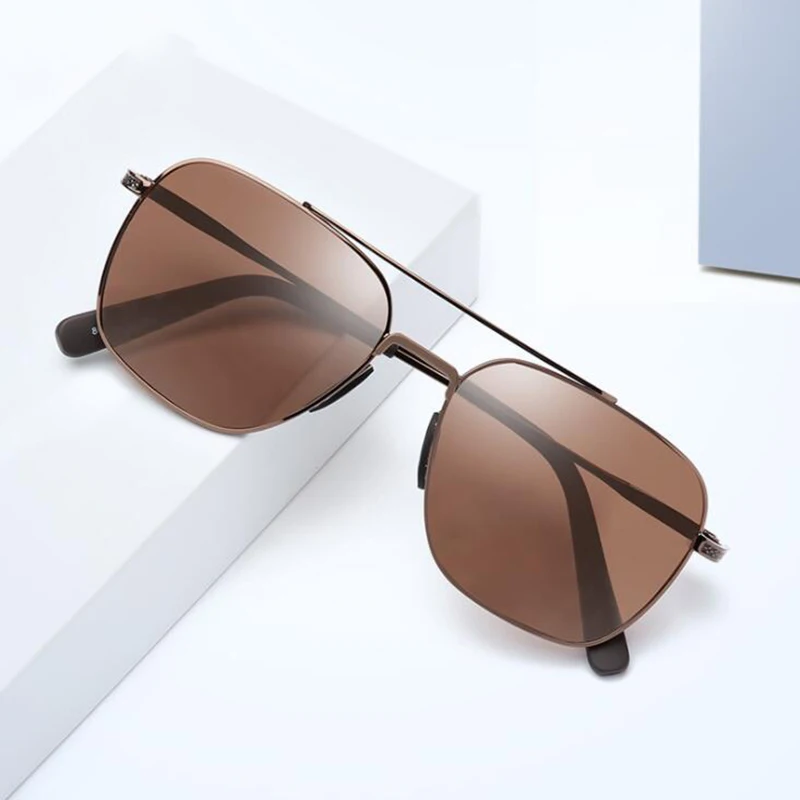 Square Myopia Sunglasses Vintage Eyeglasses UV Driving Eye Glasses Fashion Men Prescription Diopter Eyewear 0 -0.5 -0.75 To -6.0