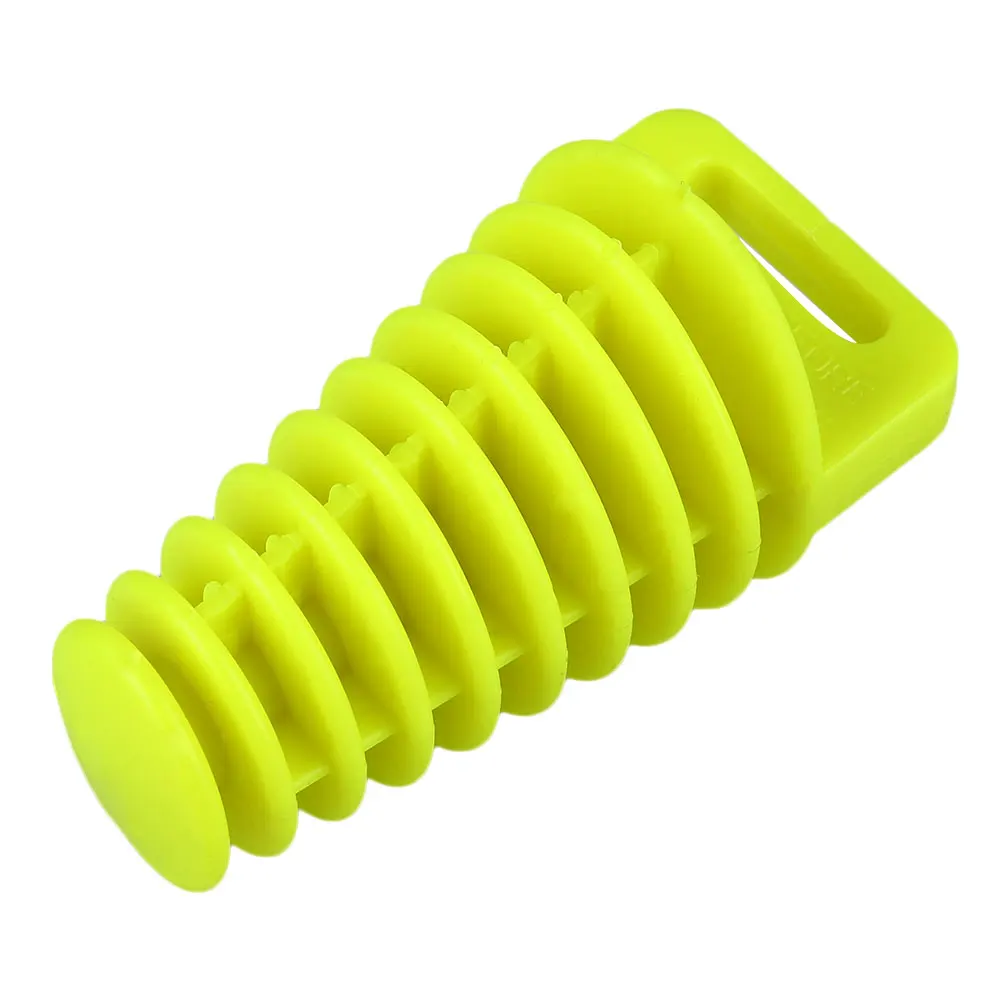 Fluorescent Yellow Мотоциклетный Мотоцикл Внедорожный 4 тактный глушитель выхлопной трубы заглушка для мойки - Цвет: Fluorescent Yellow