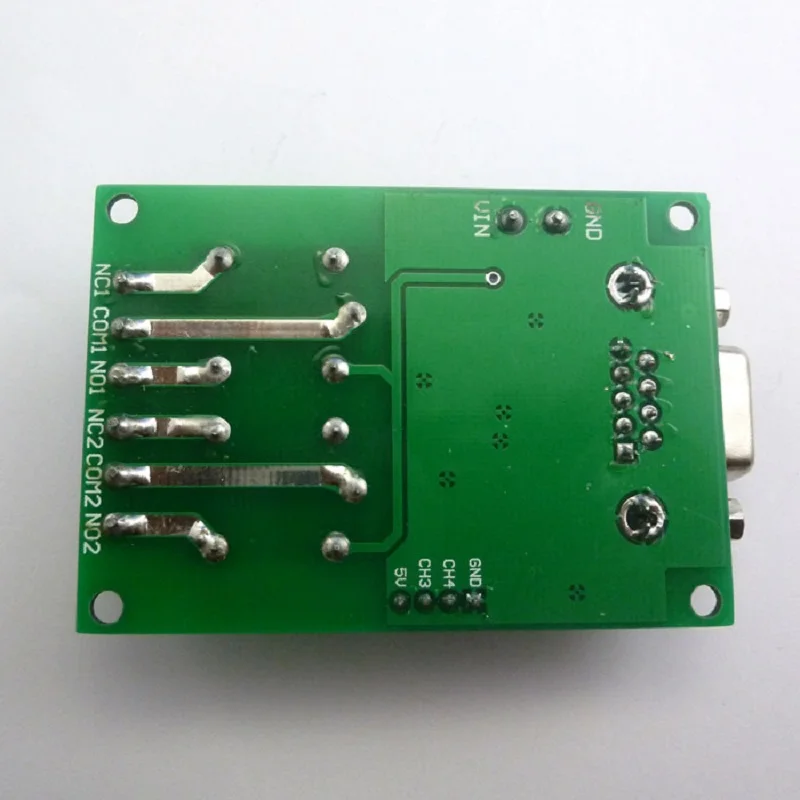 DC 9V 12V 2Ch RS232 реле управления и USB к DB9 PC UART серийный порт для умного дома Бытовая