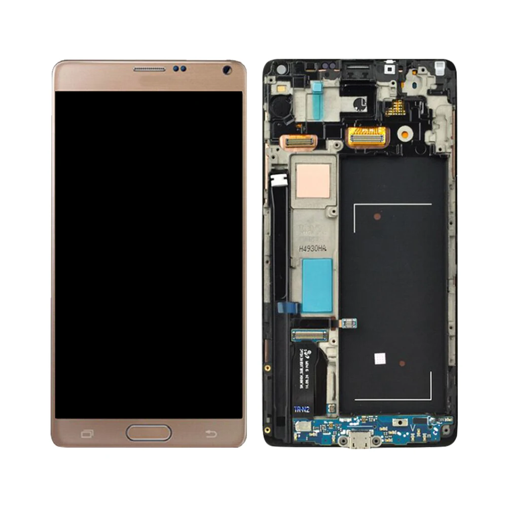 ЖК дисплей Super AMOLED для SAMSUNG GALAXY Note 4 N910A N910F N910H сенсорный экран в сборе с