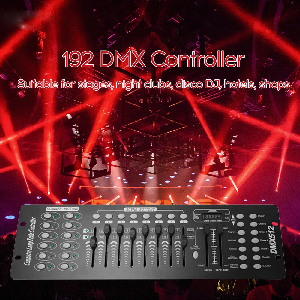 

DMX512 Stage Light Controller Console DJ Disco Stage Light Stage Controller Lighting Party Pub DJ KTV