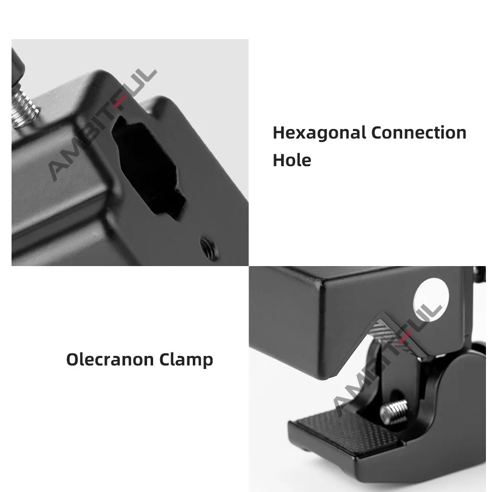 Profession Olecranon C Type Clip Photography Clip for Godox S-type Speedlite Fl