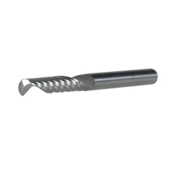 

2pcs Single Flute End Mill Abrasion Resistance Cutting Edges Plastic Woodworking Materials Power Milling Cutter