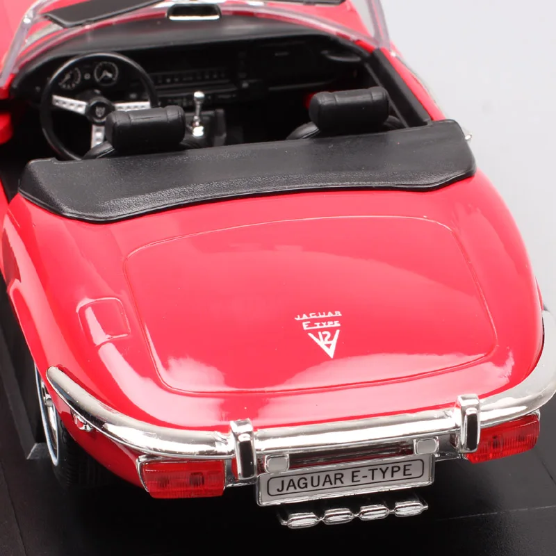 1:18 большой масштаб автомобиля винтажная дорога подписи роскошный 1971 E-TYPE автомобиль литья под давлением игрушка, модель автомобиля Авто эскиз для взрослых Коллекция