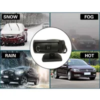 12/24V 200W Portable Auto Car Heater Defroster Demister Electric Heater Windshield 360 Degree Rotation ABS Heating Cooling Fan 4