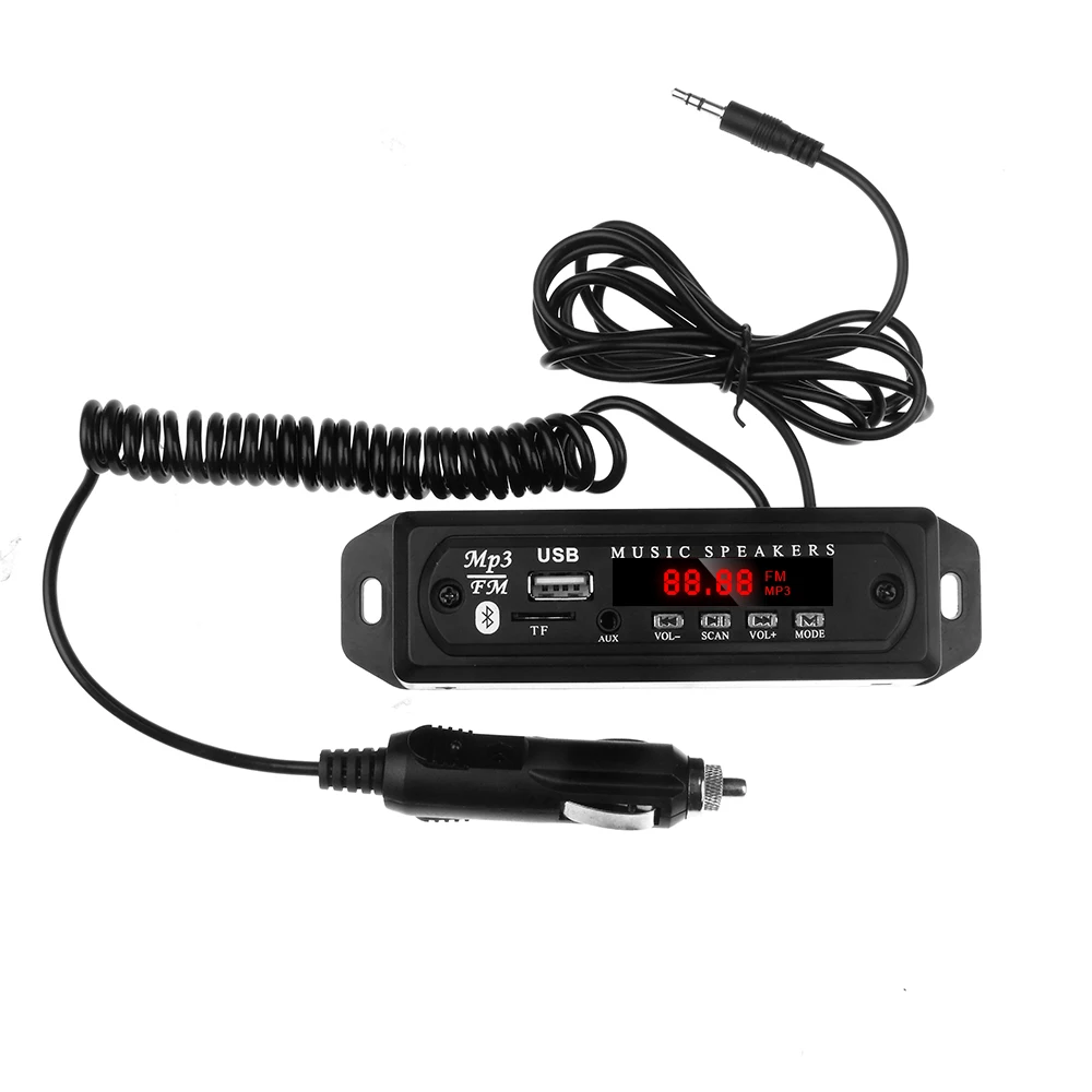 KEBIDU 12 в Bluetooth MP3 декодер плата USB TF fm-радиоприемник модуль 3,5 мм AUX аудио Bluetooth беспроводной автомобильный комплект - Цвет: as pic