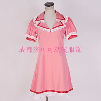 

Anime Vocaloid Cosplay Hatsune Miku Dress Cos Halloween Party Pink Nurse Dress Set Costume Full set Dress + Belt
