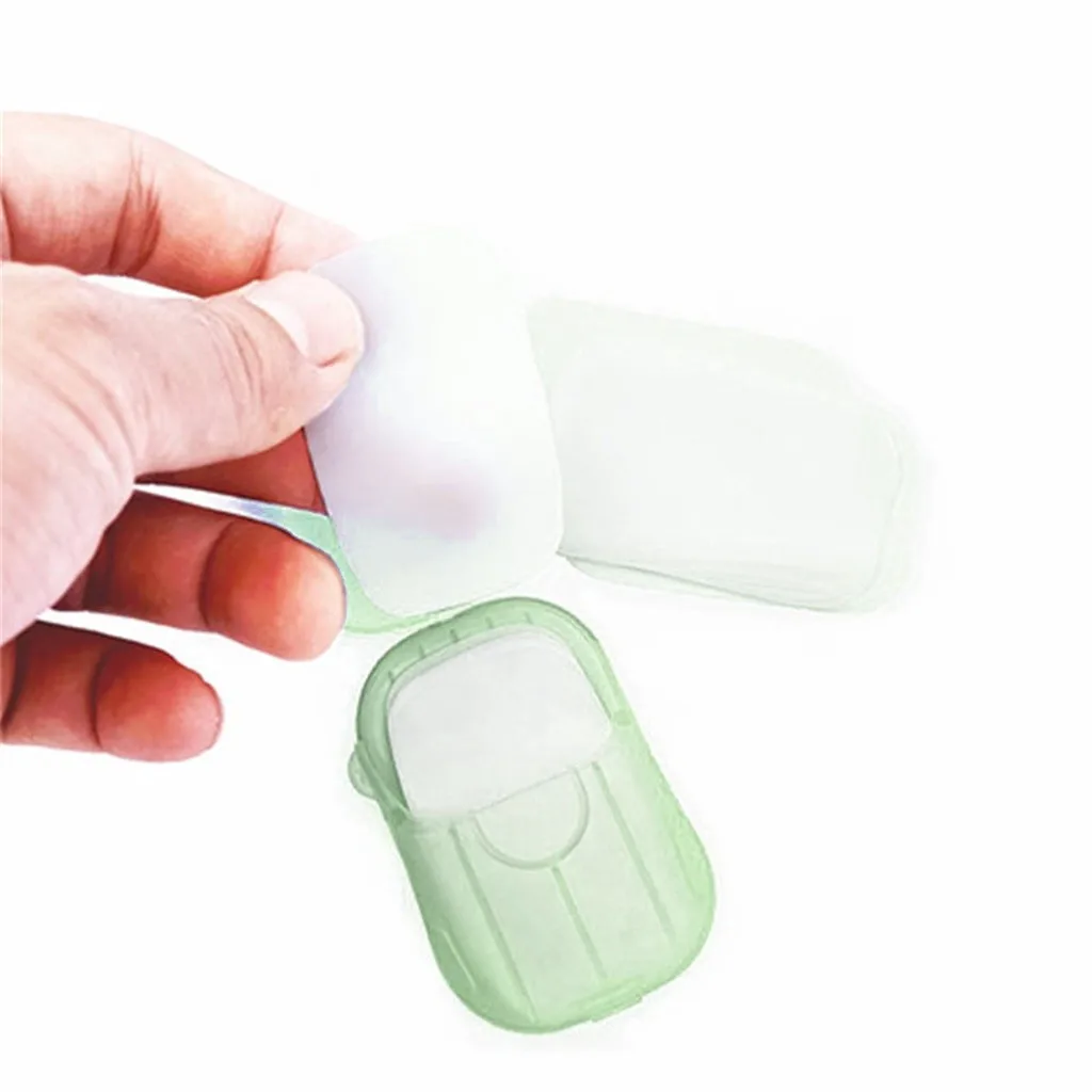 20Pcs Disposable Hand Washing Tablet Travel Carry Toilet Soap Paper household accessories new arrivals best selling dropshipping