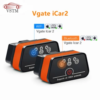 

Vgate iCar 2 ELM327 Wifi/Bluetooth OBD2 Diagnostic Tool for IOS iPhone/Android Icar2 Bluetooth wifi ELM 327 OBDII Code Reader
