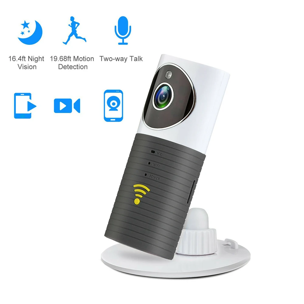 HD Wifi IP Камера умная собака Cleverdog дома безопасности IP CCTV камера Камера Wi-Fi, монитор сердечного ритма Смарт телефонов Планшеты Перевозка груза падения