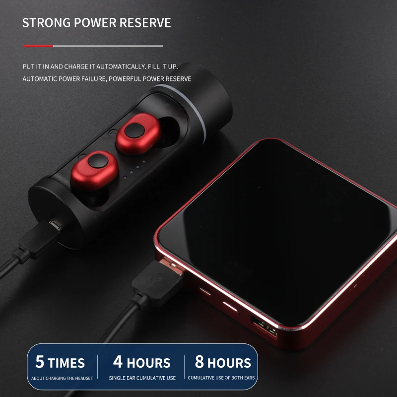 Новые K1A настоящие беспроводные Bluetooth наушники, обновленные 5,0 чип, новые интеллектуальные шумоподавления, HD вызов, водонепроницаемые спортивные TWS вкладыши