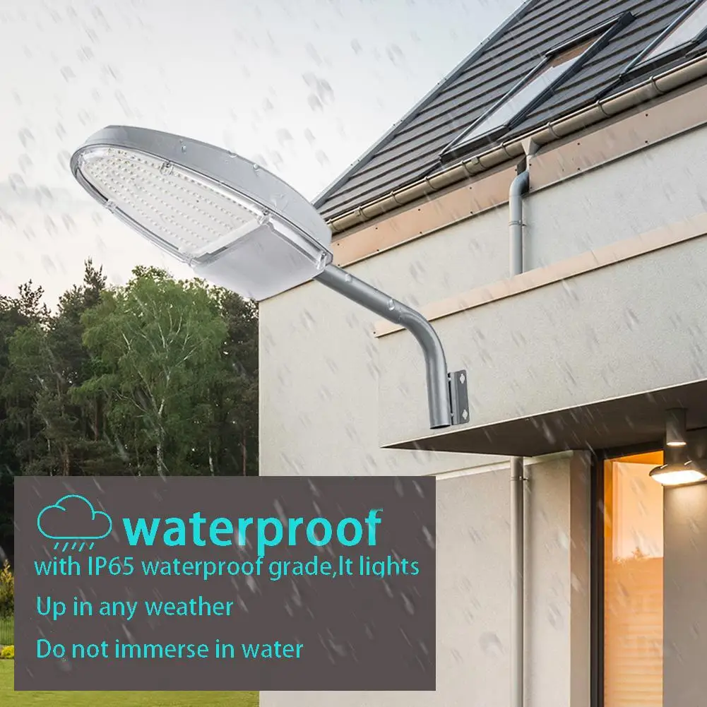 

Waterproof Light-sensitive Lights 144LED 24W AC 100-265V Solar Energy Powered Wall-mounted Lamps for Garden Yard