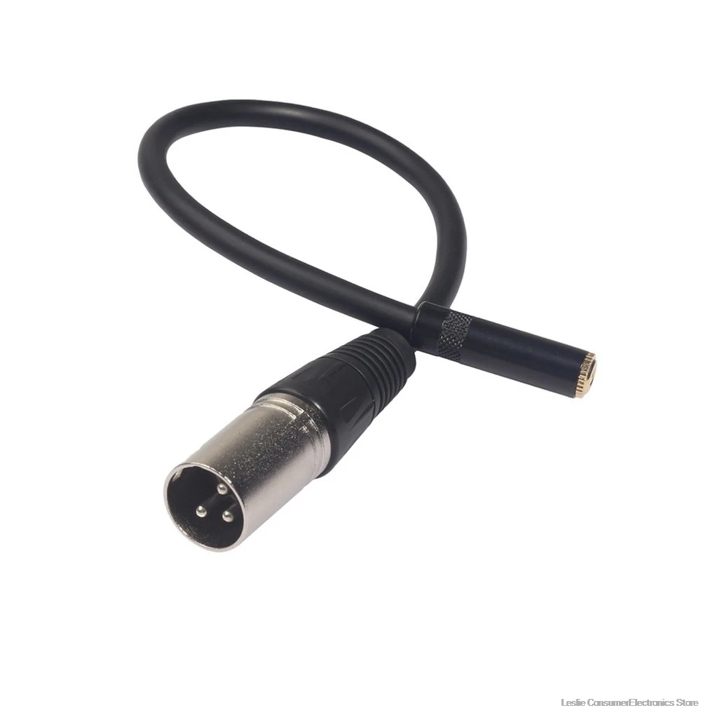 

Male 4 Pin XLR Balance to 3.5mm 2.5mm 6.35mm 4.4mm Female Audio Cable DAC Stage 4 Core XLR Headphone Adapter Cable