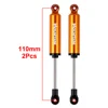 Orange 2pcs 110mm