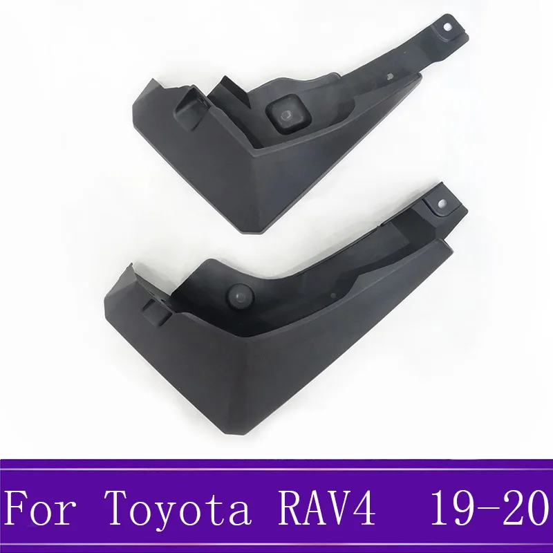 

Black Plastic Front Rear Mud Flaps Splash Guards MudGuards Mud Flap Auto Accessories For Toyota RAV4 2019 2020 Car Styling