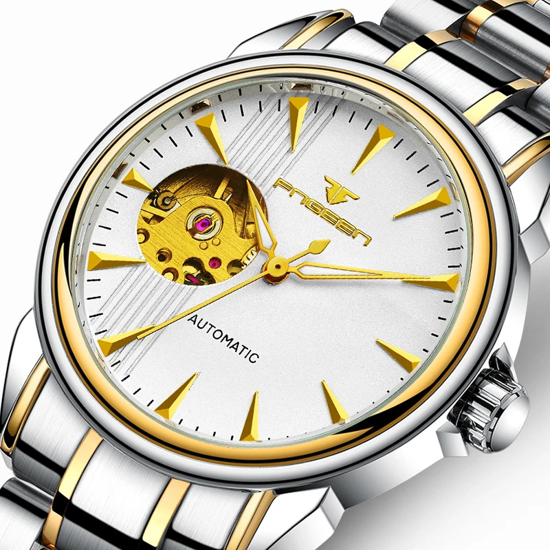 

Top Brand Luxury Automatic Mechanical Watches for Men Stainless Steel Waterproof Watch Business Wristwatches Relogio Masculino