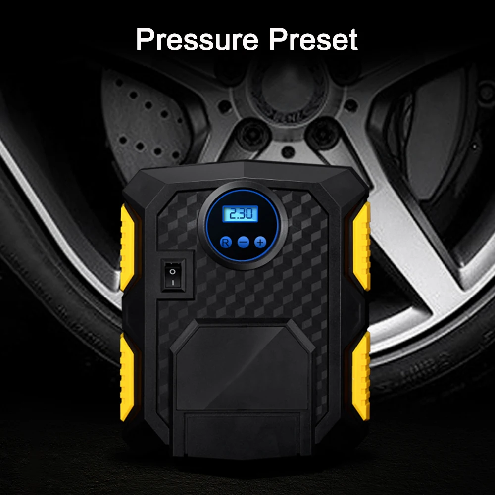 

Hot Digital Tire Inflator DC 12 Volt Car Portable Air Compressor Pump 150 PSI Car Air Compressor for Car Motorcycles Bicycles