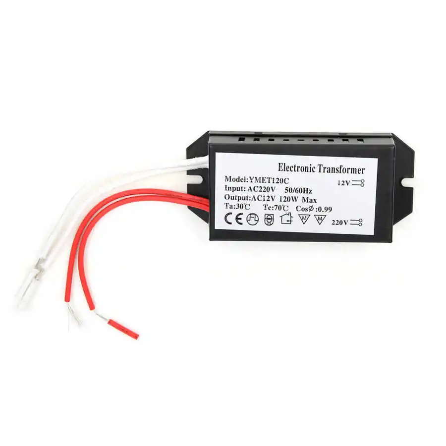 전자 변압기 전압 변환기 전원 공급 장치 드라이버, 할로겐 램프 크리스탈 램프용, 220V 12V, 60W, 120W, 160W