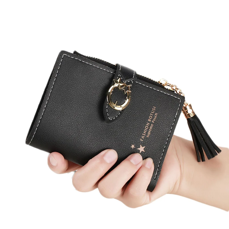 

Short Coin Purses Women Wallets Candy Colors Girls Purse Mini Moneybags Female Wallet ID Cards Photo Holder Bags Notecase Pocket