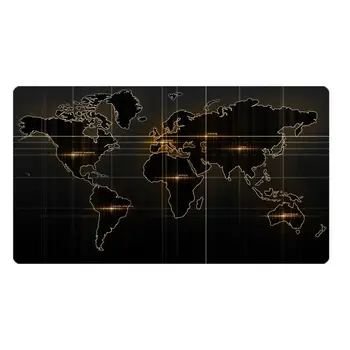 

World Map Printed Large Gaming Mouse Pad Table Rubber Anti-slip Mat Decoration