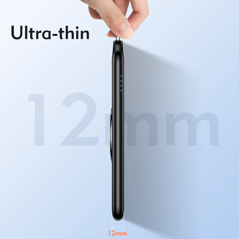 CASEIER магнитный беспроводной резервный внешний аккумулятор для iPhone 12 Mini Pro Max с