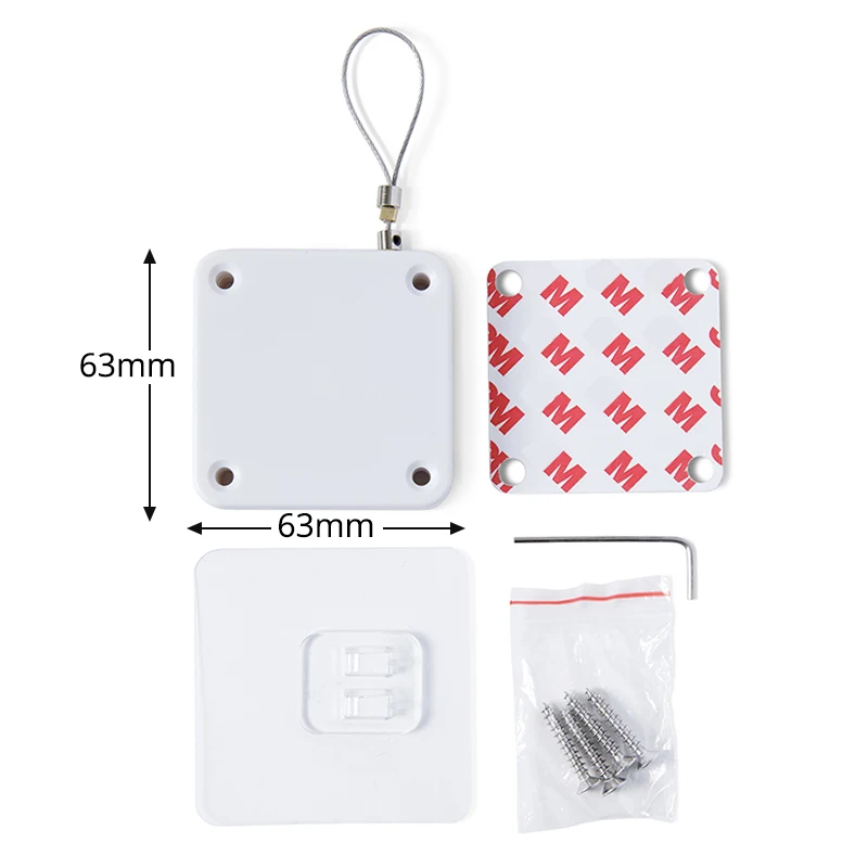 KAK 2/4/8/10pcs Punch-free Automatic Sensor Door Closer suitable for all doors 500g to 1000g Tension Sliding Door Hardware