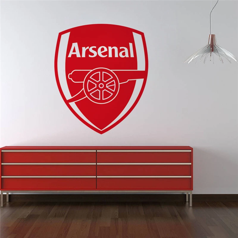 football club symbol wall stickers for soccer game fans bedroom decoration removable home decals vinyl art