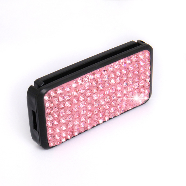 Car Rhinestone Seat Belt Clip Adjustable Seat Belts Auto Interior Decoration Replacement Parts Vehicle Accessories