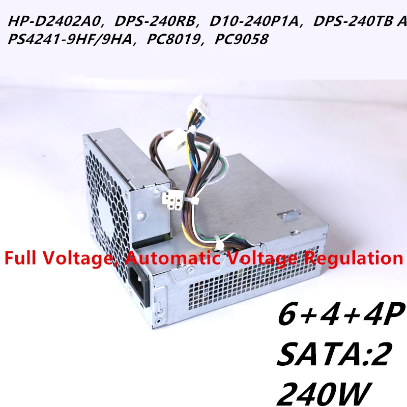 

New PSU For HP 6200 6300 6005 8000 8300SFF Power Supply HP-D2402A0 HP-D2402EO D10-240P1A DPS-240TB A PS-4241-9HA PC8019 PC9058