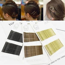 24pcs Hair Clip Ladies Hairpins Girls Hairpin Curly Wavy Grips Hairstyle Hairpins Women Bobby Pins Styling Hair Accessories