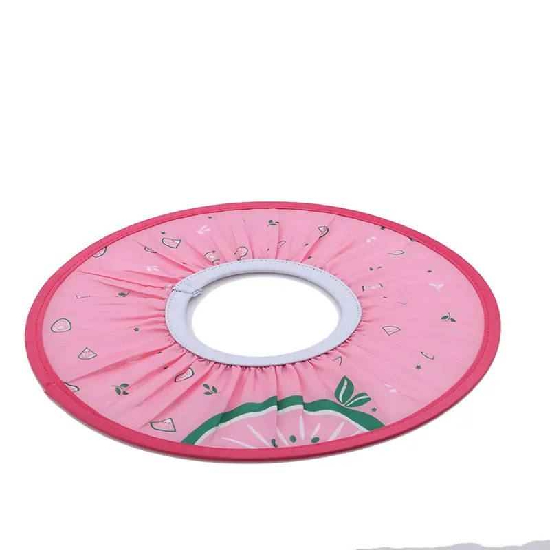 Pink Мягкая и безопасная шапочка для детей ясельного возраста с защитой от мытья волос, детская шапочка с шампунем, милая Регулируемая Защитная шапочка для душа - Цвет: Pink