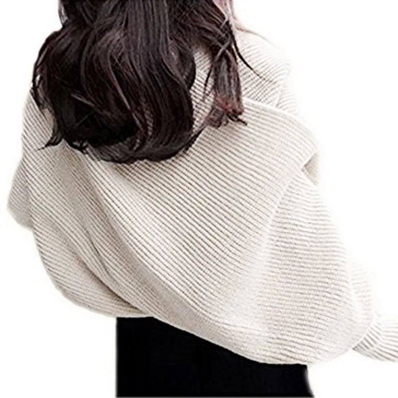 Зимняя вязанная крючком вязаный шарф; шаль с рукавами Для женщин Зимняя теплая футболка, рубашка с длинными рукавами Обёрточная бумага пледы Одеяло Вязание шарф Прямая