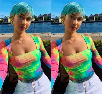 

2019 Fashion Multicolor Sexy Womens Square Neck Bodysuit Slim Fit Jumpsuit Short Romper Long Sleeve Tops