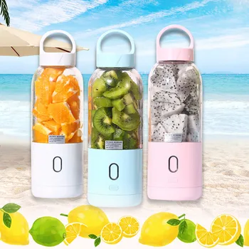 

Mini USB Rechargeable Portable Electric Juicer Fruit Vegetable Mixer Ice Smoothie Maker Blender Machine Juicing Cup With Cover