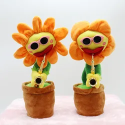PheiLa – lampe LED en forme de tournesol, musique, jouet, amusant, mignon, fonctionne avec 3 piles AA, pour chambre d'enfant, décoration de bureau, cadeaux 