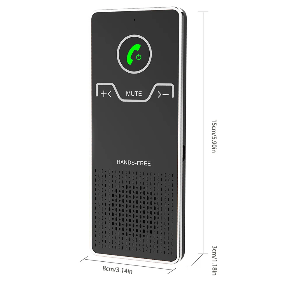 Громкая связь Bluetooth 4,0 Громкая связь длинный режим ожидания автомобильный солнцезащитный козырек автомобильный шумоподавитель HD стерео плеер Автомобильный Bluetooth громкая связь
