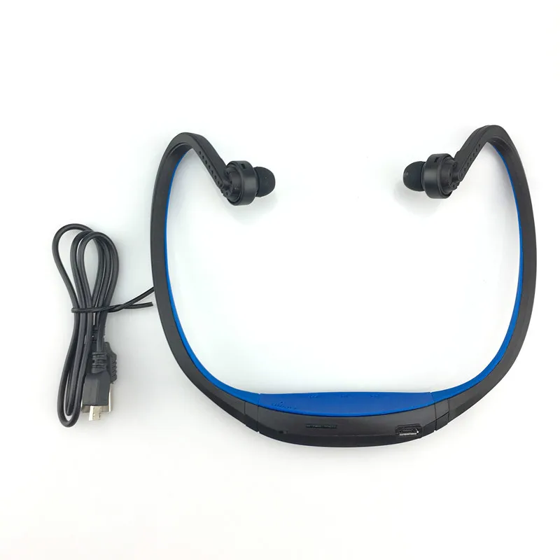 S9 наушники с шейным ремешком беспроводные Bluetooth со слотом для sd карты стерео