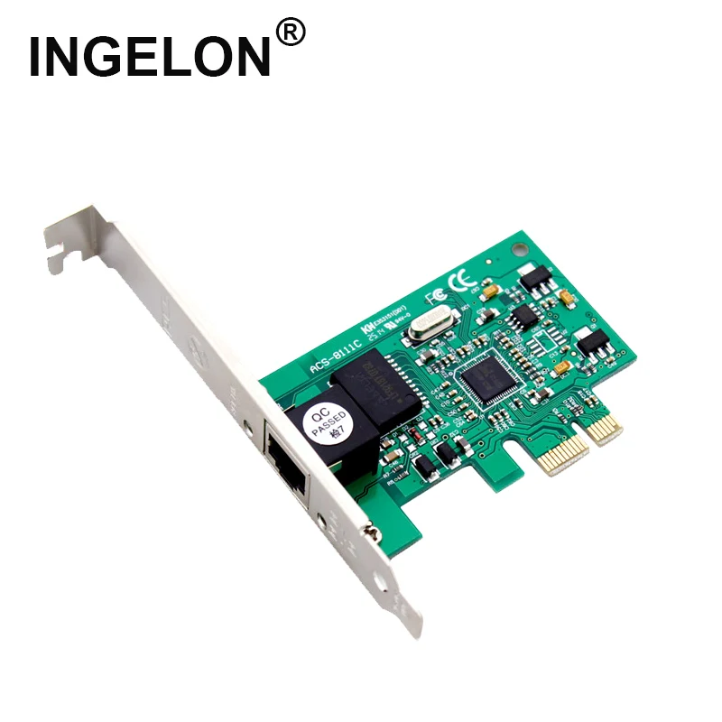 Сетевая карта Ingelon PCI E 1000 Мбит/с гигабитный Ethernet Express RJ45 LAN адаптер Realtek8111C для