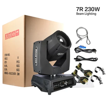 

Bulb Beam Moving Head 7R Beam 230W Iron DMX Cord For Stage DJ Dance Nightclub Party Wedding Christmas ASGD