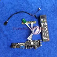 Fit M101NWN8 R0/R3 3663 Tv Digitale Signaal 1366*768 Screen Universele Av Vga Usb Dvb 40 Pin lvds Lcd Controller Board Kit