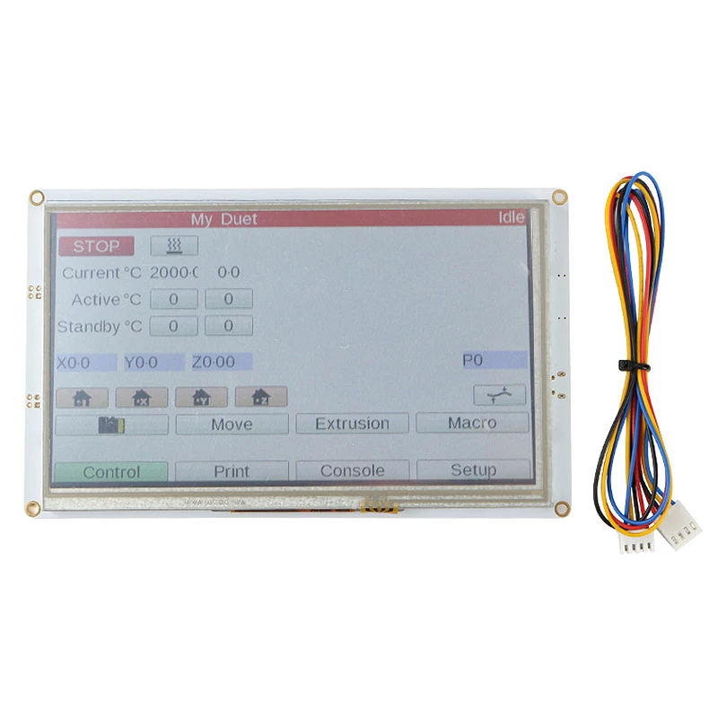 

Clone 7Inch PanelDue 7I Integrated Paneldue Colour Press Screen Controllers for DuetWifi Duet 2 Ethernet