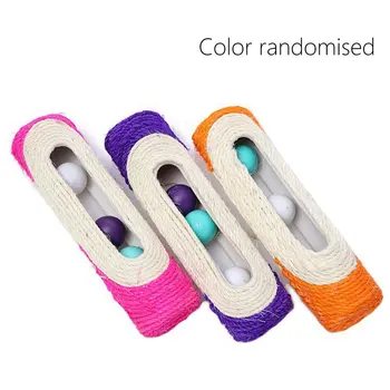 

Long Roller Cat Scratch Foot Protection Board Pet Toy Sisal Furniture Protection Cat Tree Climbing With Three Ball cat tower