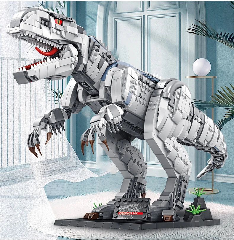 Building Block Legoing Jurassic Dinosaur World Indominus Rex Breako TS8000 Toys 