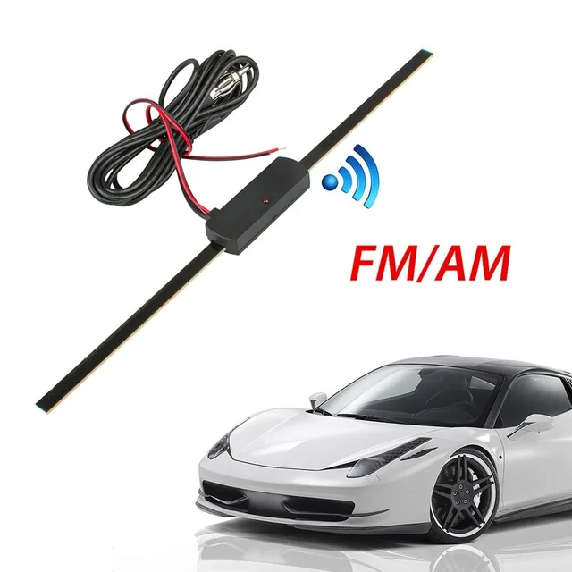 Autoradio Fahrzeuge DC 12V FM Antennen signal verstärker Booster für AM-und  FM-Radiosender 48-860 MHz - AliExpress