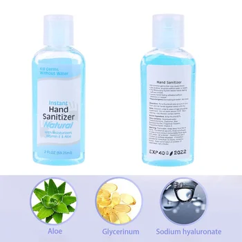 

10 bottles of hand sanitizer, 60ml / 30ml portable disposable gel hand sanitizer, sent by DHL, FedEx, Protect family health