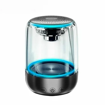

C7 Wireless Bluetooth Speakers Stereo TWS Subwoofer mini sound box portable speaker with Colorful LED Light Support TF Card Mic