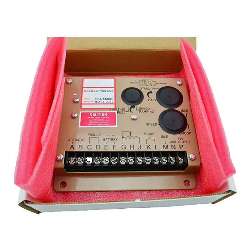 

Engine Speed Control Governor ESD5500E for Diesel Generator some parts Made in Germany Unit Controller with double capacitors