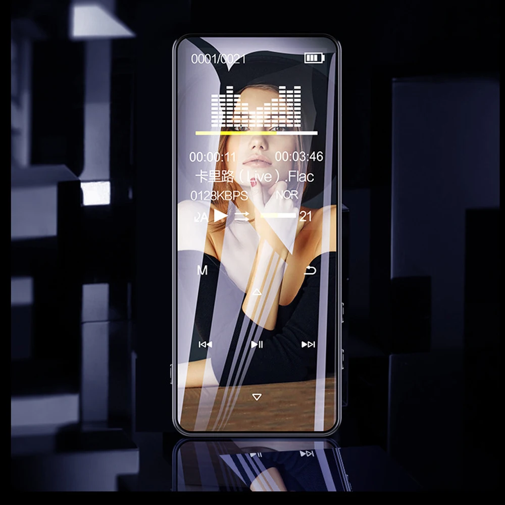 

MP4 player with Bluetooth 8GB 16GB 32GB music player with touch key fm radio video play E-book hifi player MP4 walkman