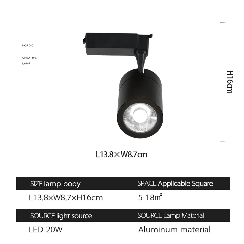 black (white light) Visdanfo дорожное освещение прожектор для гостиной поверхностного монтажа 20 Вт 30 Вт Светодиодный отражатель для спальни - Испускаемый цвет: black (white light)